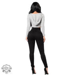 Stretchy Denim High Rise Jeans - QH Clothing