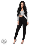 Stretchy Denim High Rise Jeans - QH Clothing