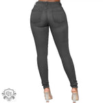 Stretchy Denim High Rise Jeans - QH Clothing