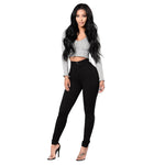 Stretchy Denim High Rise Jeans - QH Clothing