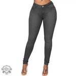 Stretchy Denim High Rise Jeans - QH Clothing