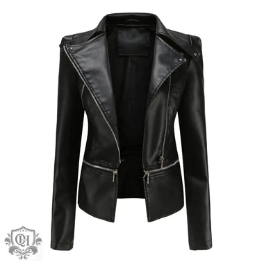 Detachable Hem Leather Spring Jacket - QH Clothing