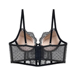 Detailed Corset Bra Set - Clothing