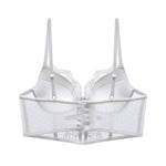 Detailed Corset Bra Set - Clothing