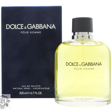 Dolce & Gabbana Pour Homme Eau de Toilette 200ml Spray - Fragrance