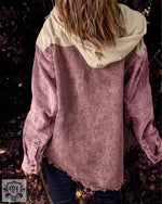 Distressed Hooded Cotton Coat - QH Clothing