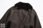 Retro Double Sided Faux Shearling Jacket - QH Clothing