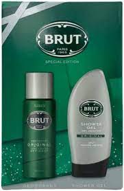 Brut Gift Set 200ml Deodorant Spray + 250ml Shower Gel - QH Clothing