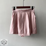 Draping Buttoned Shirt & Pocket Shorts - Clothing