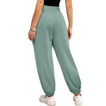 Drawstring Wide Leg Ankle Pants - QH Clothing