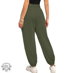 Drawstring Wide Leg Ankle Pants - QH Clothing