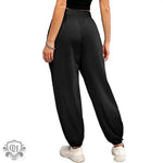 Drawstring Wide Leg Ankle Pants - QH Clothing