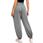 Drawstring Wide Leg Ankle Pants - QH Clothing