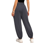 Drawstring Wide Leg Ankle Pants - QH Clothing