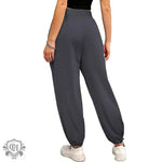 Drawstring Wide Leg Ankle Pants - QH Clothing