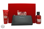 DSquared² Red Wood Presentset 100ml EDT + 100ml Duschgel + Handväska - Fragrance