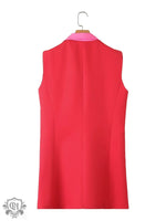 Dual Colour Sleeveless Vest with Pockets - Clothing