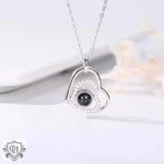 Heartfelt Memories Diamond Projection Necklace -  QH Clothing