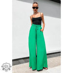 Summer Elastic Waist Casual Wide Leg Pants for Women - Quality Home Clothing| Beauty