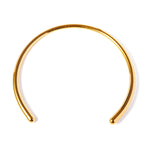 18K gold simple retro curved design necklace - QH Clothing