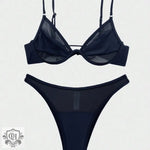 Black Lace Bikini Set - QH Clothing