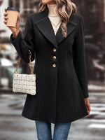 Elegant Wool Blend Winter Coat - QH Clothing