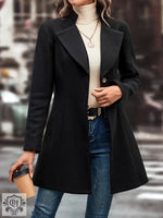 Elegant Wool Blend Winter Coat - QH Clothing