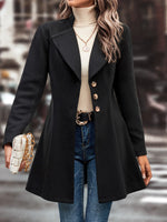 Elegant Wool Blend Winter Coat - QH Clothing