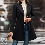 Elegant Wool Blend Winter Coat - QH Clothing