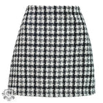 Classic Woolen High Waist Skirt Retro Well Plaid A- Line Skirt - Quality Home Clothing| Beauty