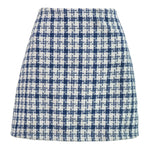 Classic Woolen High Waist Skirt Retro Well Plaid A- Line Skirt - Quality Home Clothing| Beauty