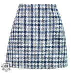 Classic Woolen High Waist Skirt Retro Well Plaid A- Line Skirt - Quality Home Clothing| Beauty