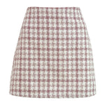 Classic Woolen High Waist Skirt Retro Well Plaid A- Line Skirt - Quality Home Clothing| Beauty