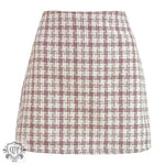 Classic Woolen High Waist Skirt Retro Well Plaid A- Line Skirt - Quality Home Clothing| Beauty