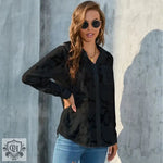 Women Clothing Loose Casual Chiffon Shirt Top with All Colors at Least - Quality Home Clothing| Beauty