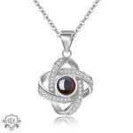 Elegant Clover Diamond Projection Necklace -  QH Clothing