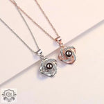 Elegant Clover Diamond Projection Necklace -  QH Clothing