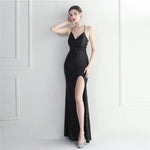 Nightclubs Dinner Ceremony Performance Evening Dress Crisscross - Quality Home Clothing| Beauty