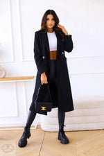 Elegant Double Breasted Coat - Quality Home Clothing | Beauty