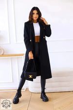 Elegant Double Breasted Coat - Quality Home Clothing | Beauty