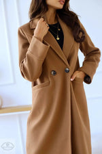 Elegant Double Breasted Coat - Quality Home Clothing | Beauty