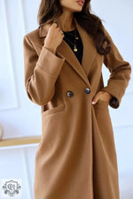 Elegant Double Breasted Coat - Quality Home Clothing | Beauty