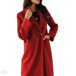 Elegant Double Breasted Coat - Quality Home Clothing | Beauty