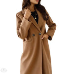 Elegant Double Breasted Coat - Quality Home Clothing | Beauty