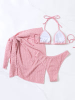 Lace-Up Boho Bikini Set - QH Clothing