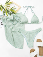 Lace-Up Boho Bikini Set - QH Clothing