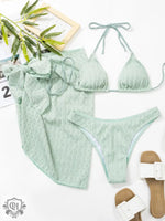 Lace-Up Boho Bikini Set - QH Clothing