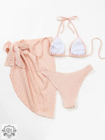 Lace-Up Boho Bikini Set - QH Clothing