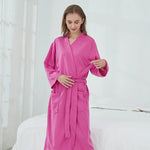 Sauna Clothes Women Thin Robe Long Couple Home Wear Hotel Bathrobe - Quality Home Clothing| Beauty