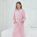 Sauna Clothes Women Thin Robe Long Couple Home Wear Hotel Bathrobe - Quality Home Clothing| Beauty